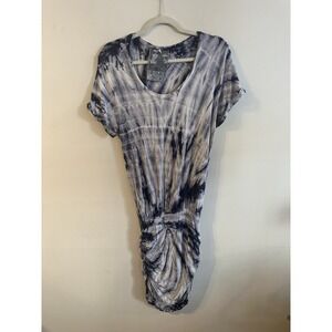 Young‎ Fabulous & Broke size XS Long Sleeve Tie Dye Midi Dress Ruche Stretch